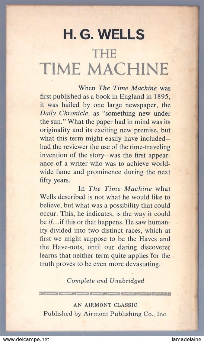 H.G. Wells: The Time Machine (Airmont Books 1964) - Ciencia Ficción