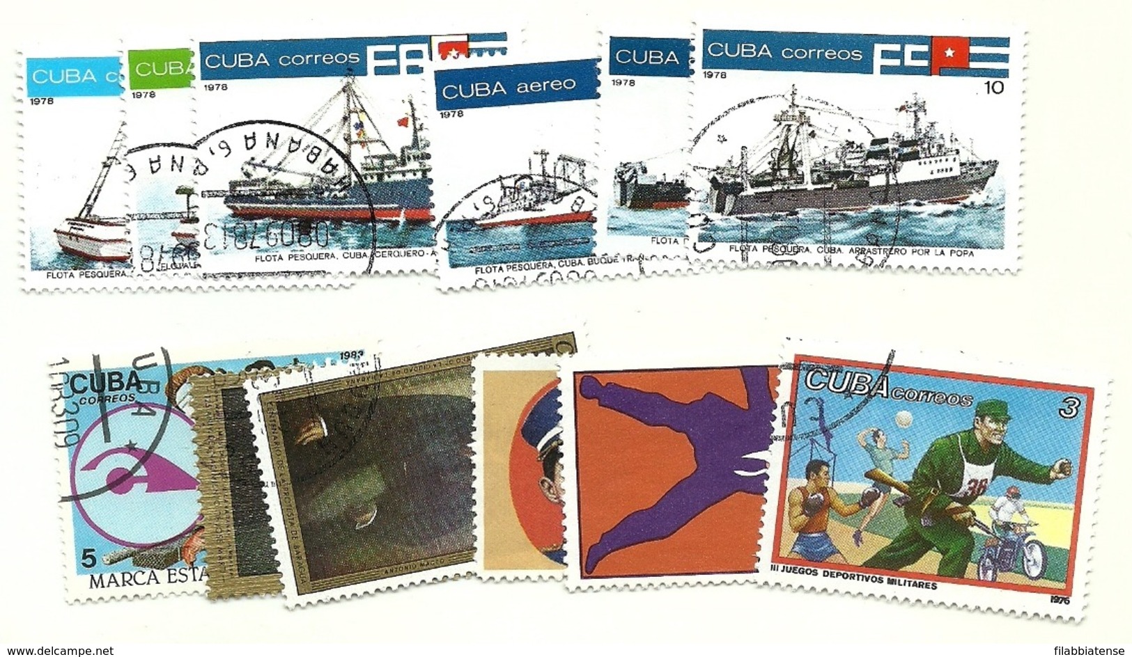 Cuba - Lotto Di 12 Francobolli     2L ---- - Collections, Lots & Series