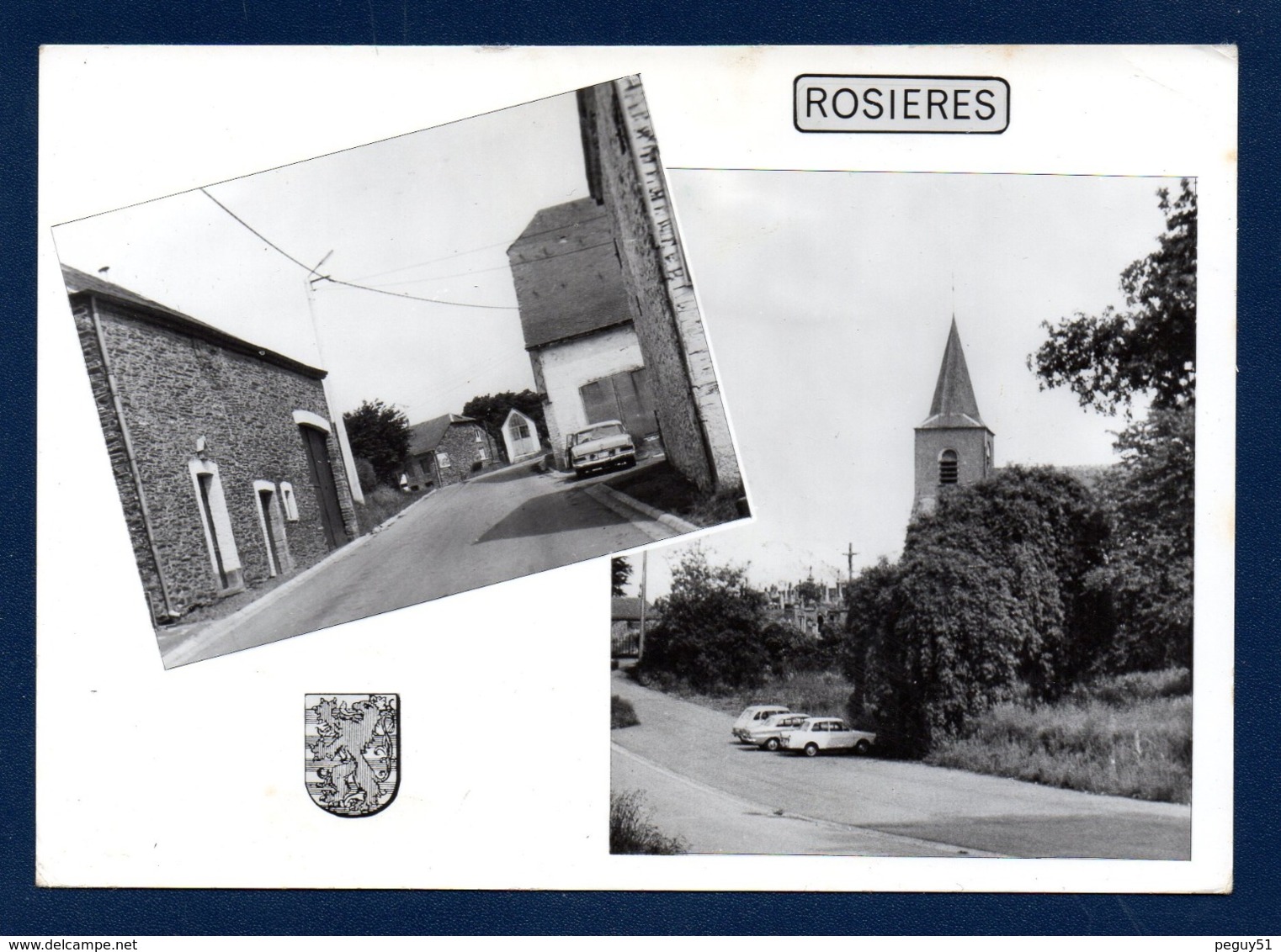 Rosières ( Rixensart). Montée Vers Rosières. Eglise Saint-André. 1985 - Rixensart