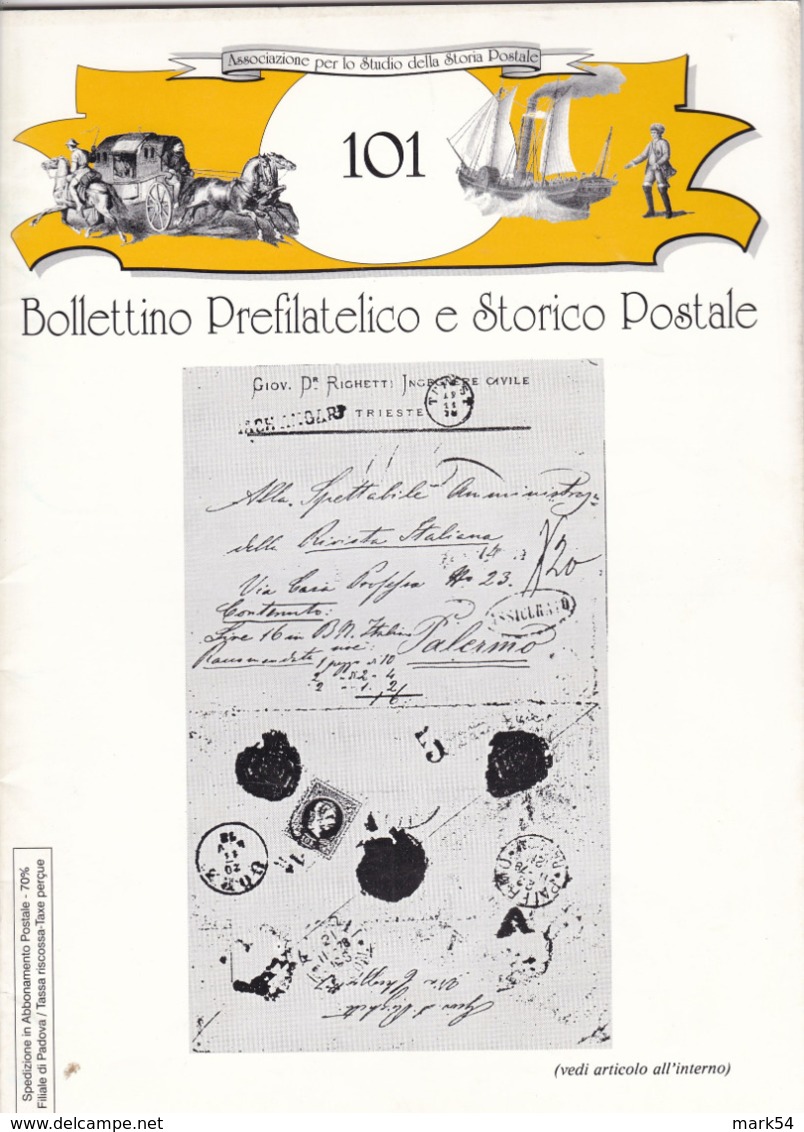 Bollettino Prefilatelico E Storico Postale N. 101 Febbraio 1998 - Italiano