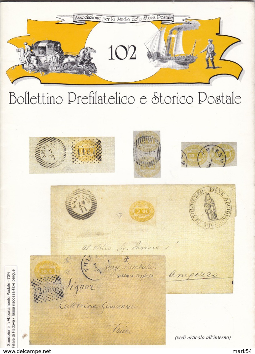 Bollettino Prefilatelico E Storico Postale N. 102 Maggio 1998 - Italiano