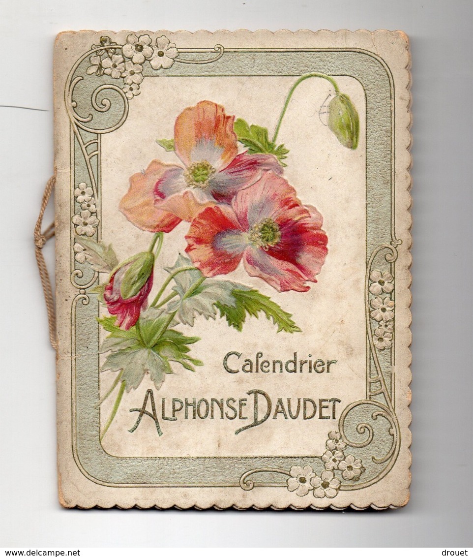 CALENDRIER ALPHONSE DAUDET - 1897 - Petit Format : ...-1900