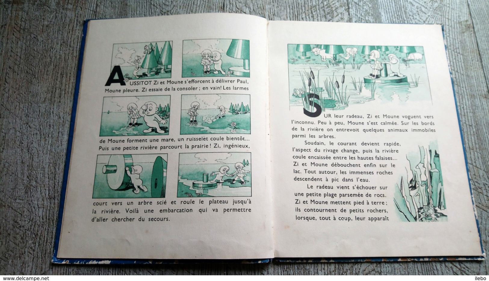 Une Aventure De Paul Zi Et Moune De Roger Segui 1948 Illustré Enfantina - Autres & Non Classés