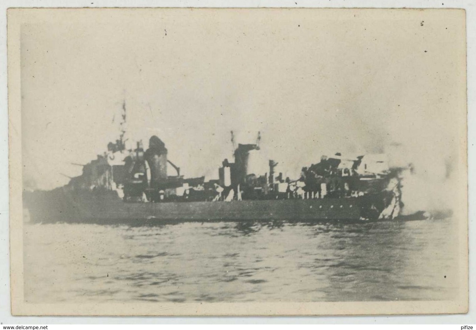 (Bateaux) Guerre De 1939-45 . Le Contre-torpilleur "Mogador" (arrière Coupé). - Bateaux