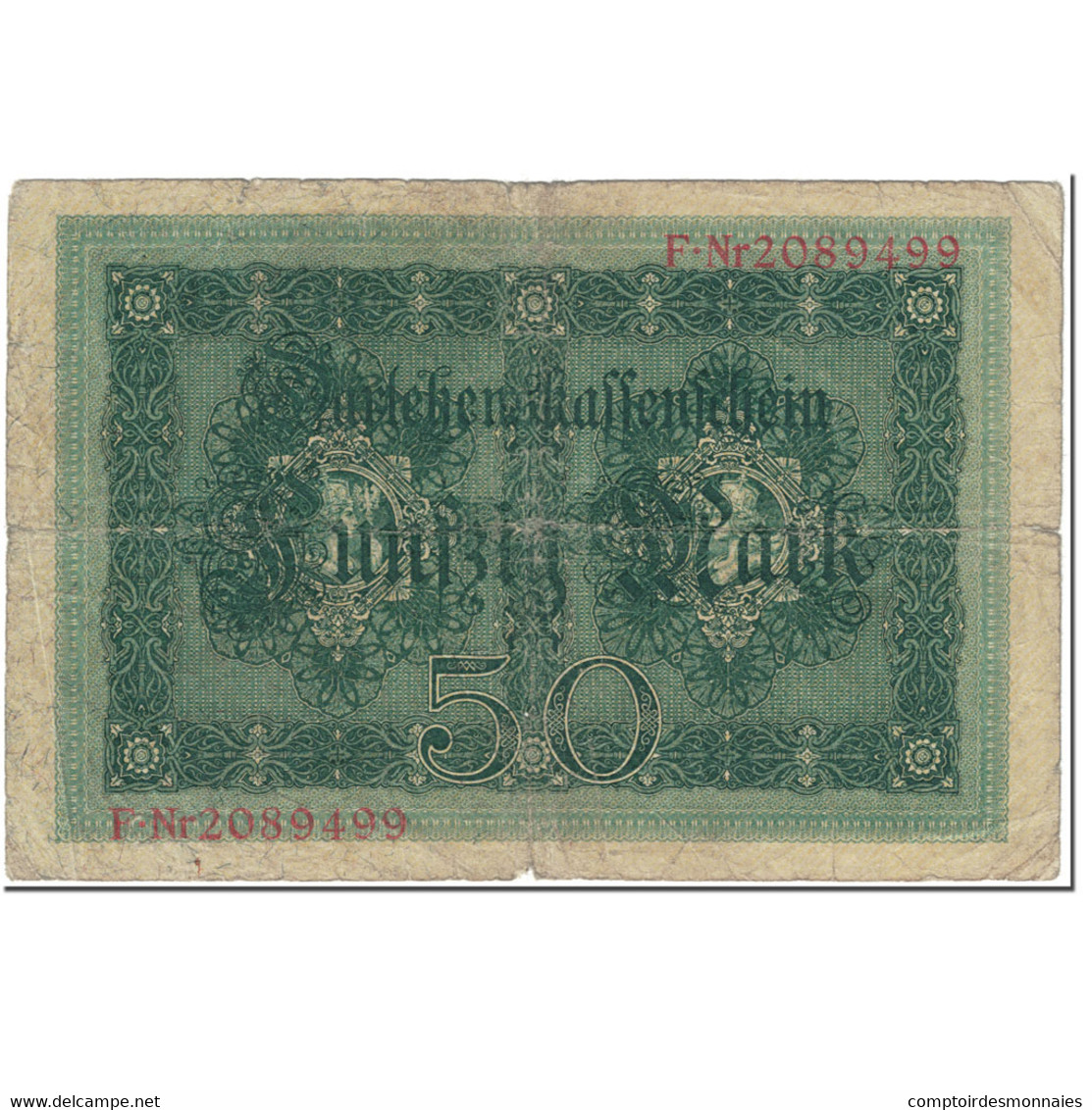 Billet, Allemagne, 50 Mark, 1914, 1914-08-05, KM:49b, AB - 50 Mark