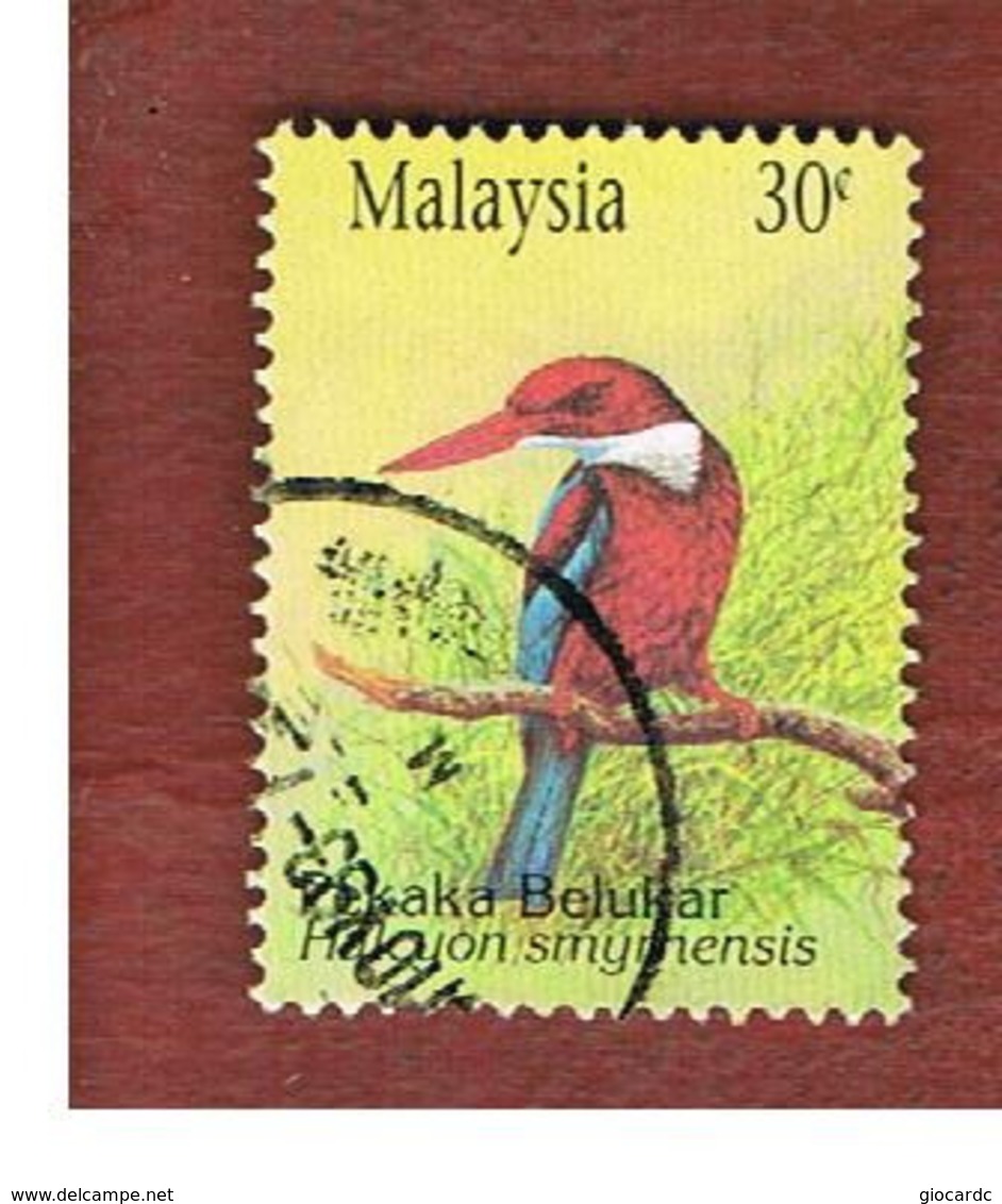 MALESIA (MALAYSIA)  -  SG 512  -   1993  BIRDS: KINGFISHER -  USED ° - Malesia (1964-...)