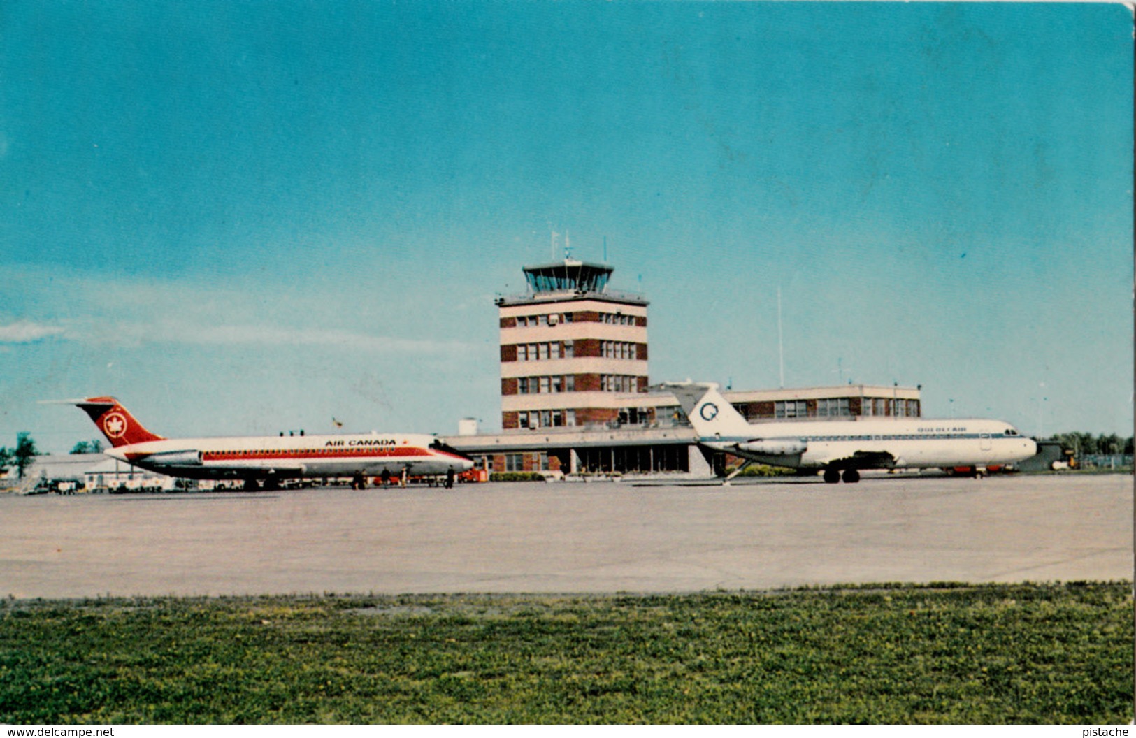 Québec Canada - Ancienne Lorette - Aérogare Aéroport Airport - By Émile Kirouac - 2 Scans - Québec - Sainte-Foy-Sillery