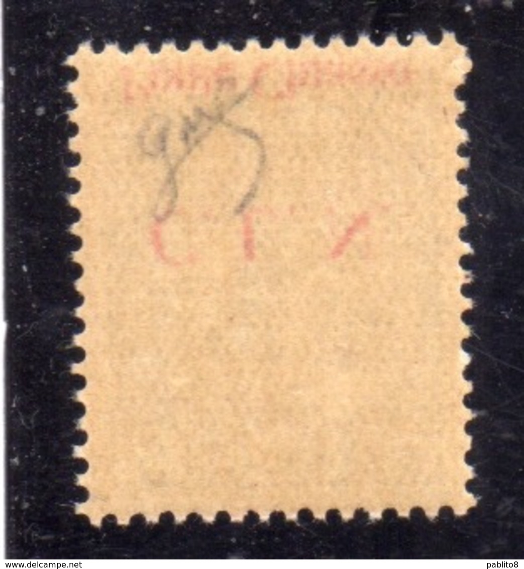 CLN PONTE CHIASSO COMITATO DI LIBERAZIONE NAZIONALE REPUBBLICA SOCIALE 1945 VARIETÀ SOPRASTAMPA CAPOVOLTA CENT. 5c MNH - Centraal Comité Van Het Nationaal Verzet (CLN)