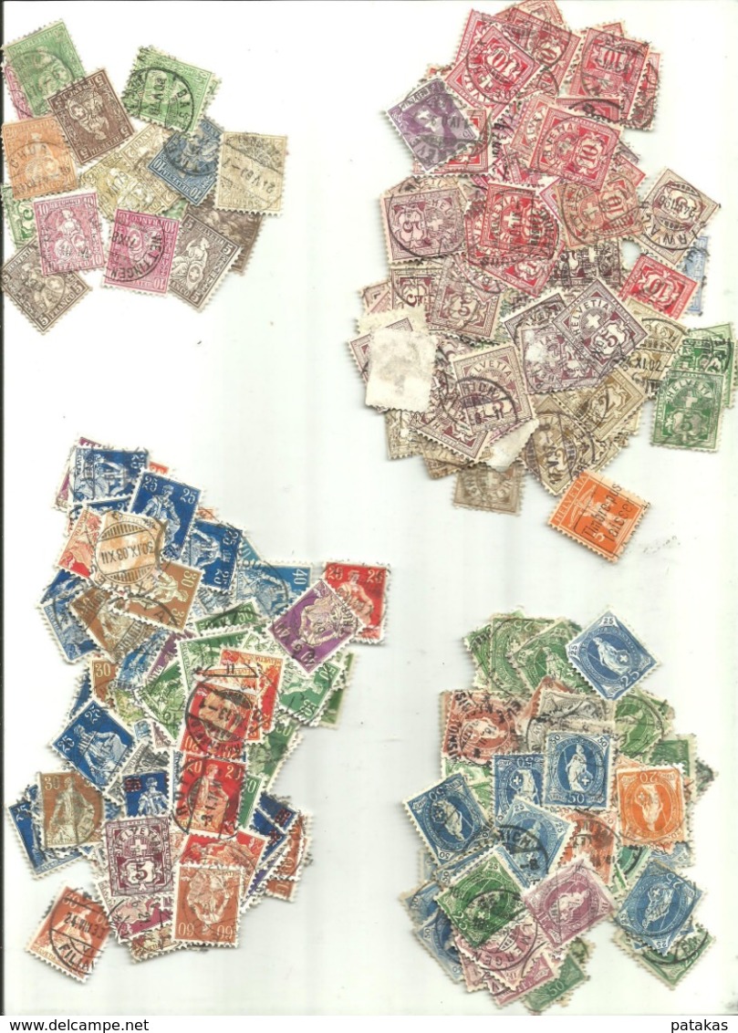 Des Milliers De Timbres De Suisse - Mezclas (min 1000 Sellos)