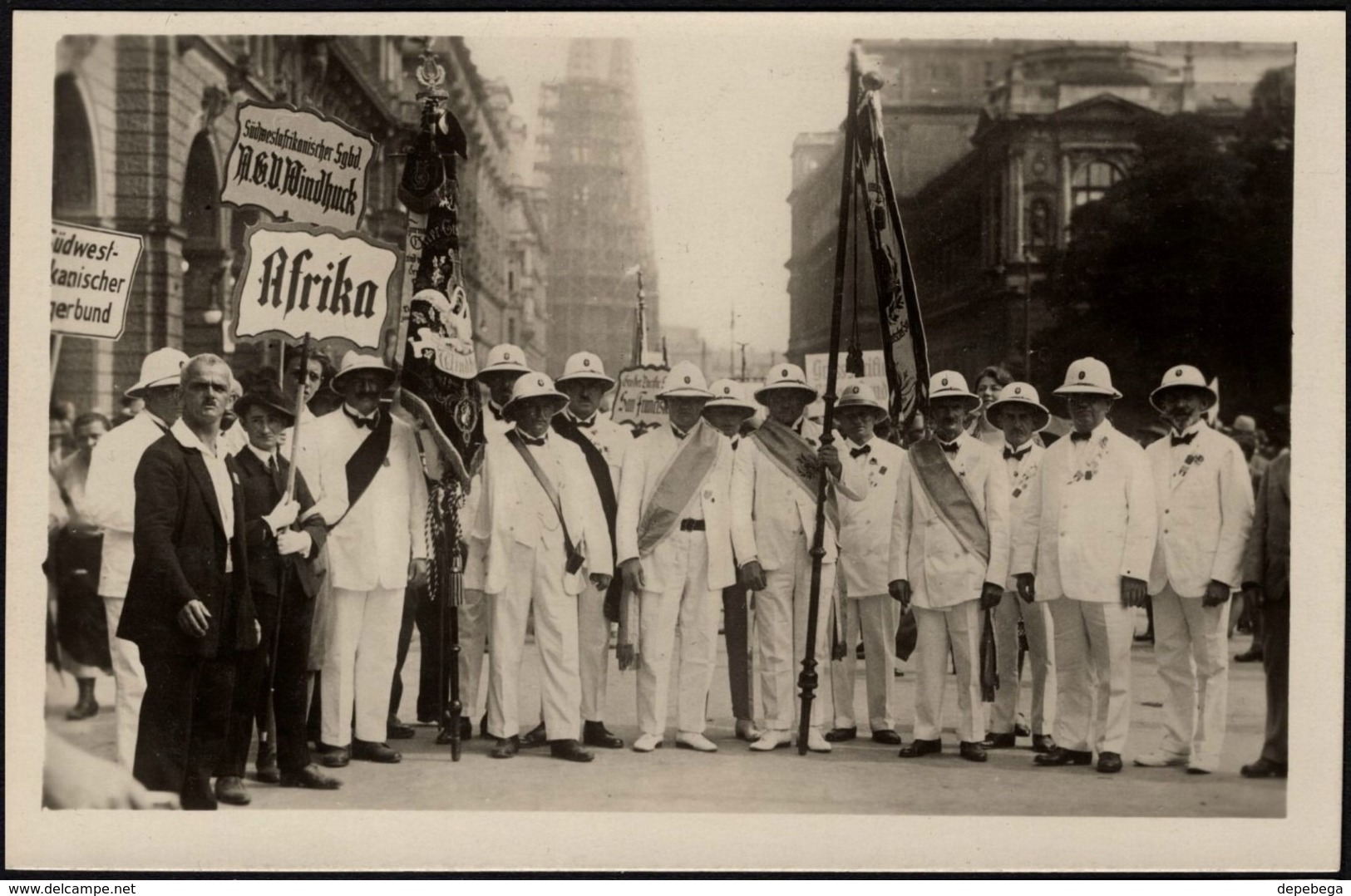 Germany - Austria, X Deutsches Sängerbundesfest In Wien, 1928. Südwestafrikanische Sängerbund. - Sonstige & Ohne Zuordnung