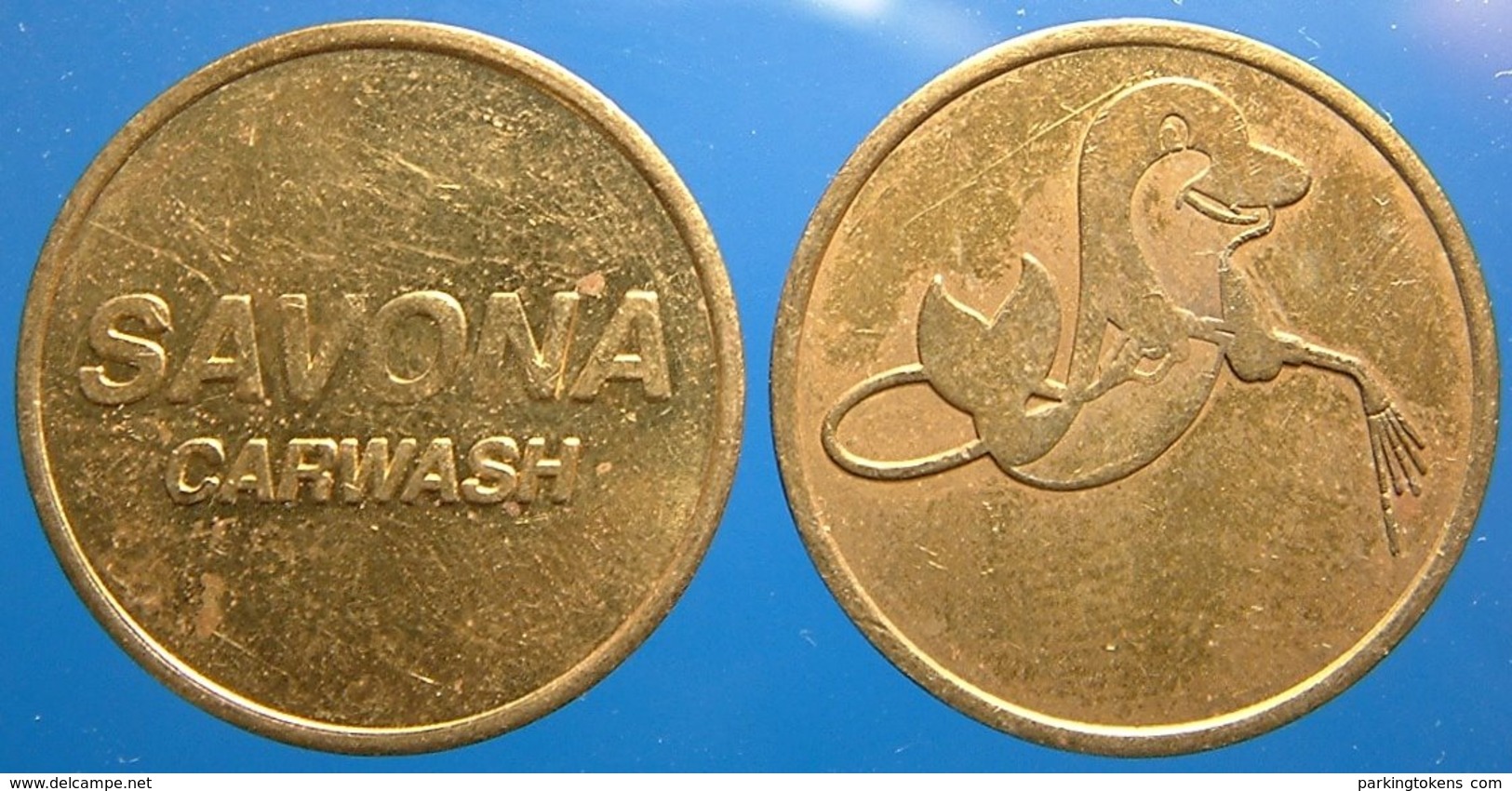 TA 042-1 - Savona - Oisterwijk - Dolphin - Auto Wasserette Car Wash Machine Token Clean Park Auto Wasch Waschpark - Professionali/Di Società