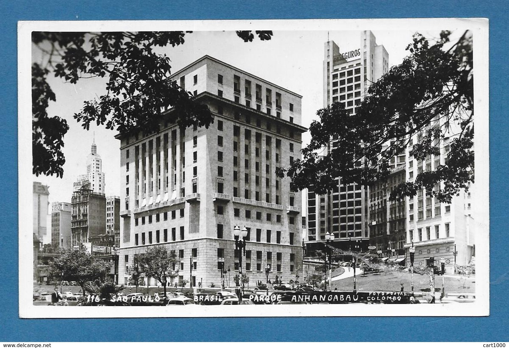 BRASIL SAO PAULO PARQUE ANHANGABAU 1956 - São Paulo