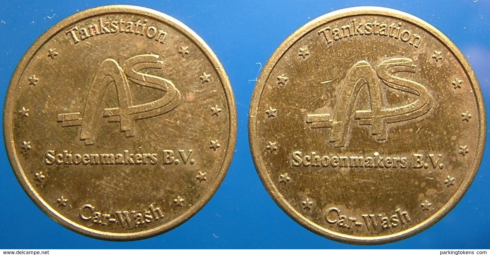 TA 045-01 - Schoenmakers - Eindhoven - Auto Wasserette Car Wash Machine Token Clean Park Auto Wasch Waschpark - Profesionales/De Sociedad