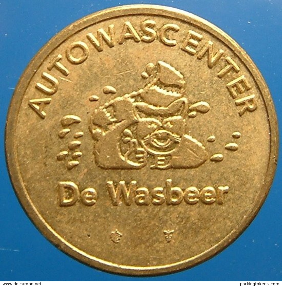 TA 058-01 - De Wasbeer - Delft - Bear - Auto Wasserette Car Wash Machine Token Clean Park Auto Wasch Waschpark - Professionnels/De Société