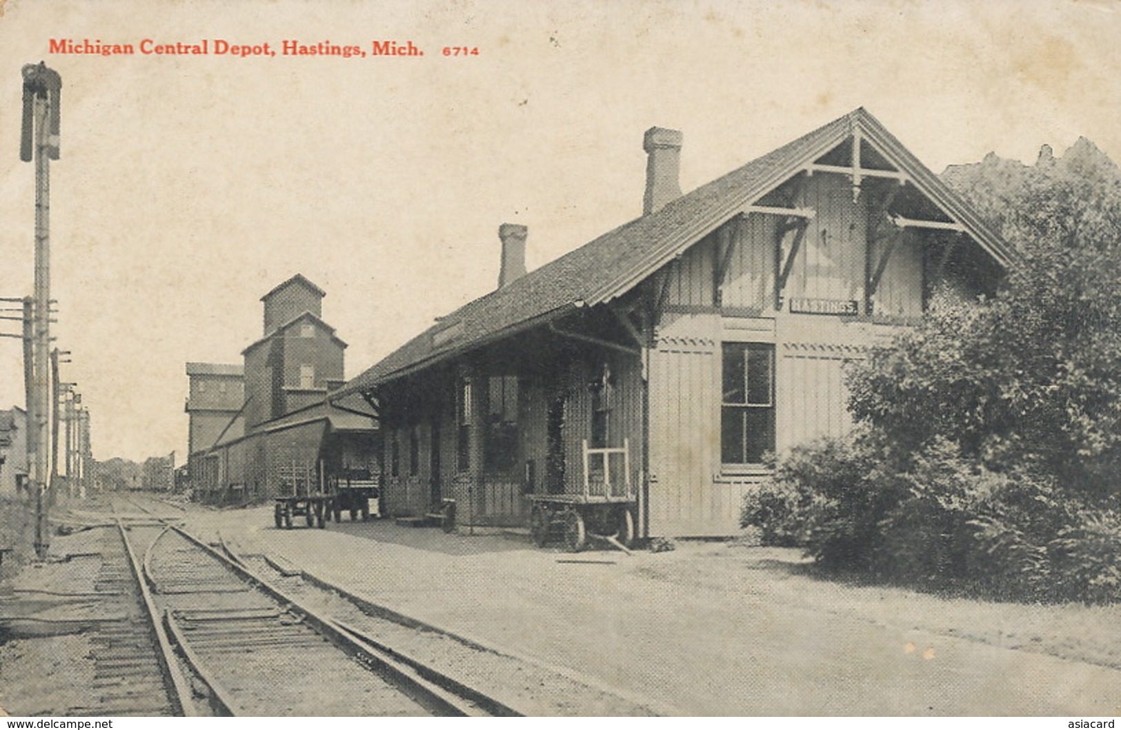 Michigan Central Depot Hastings Michigan - Autres & Non Classés