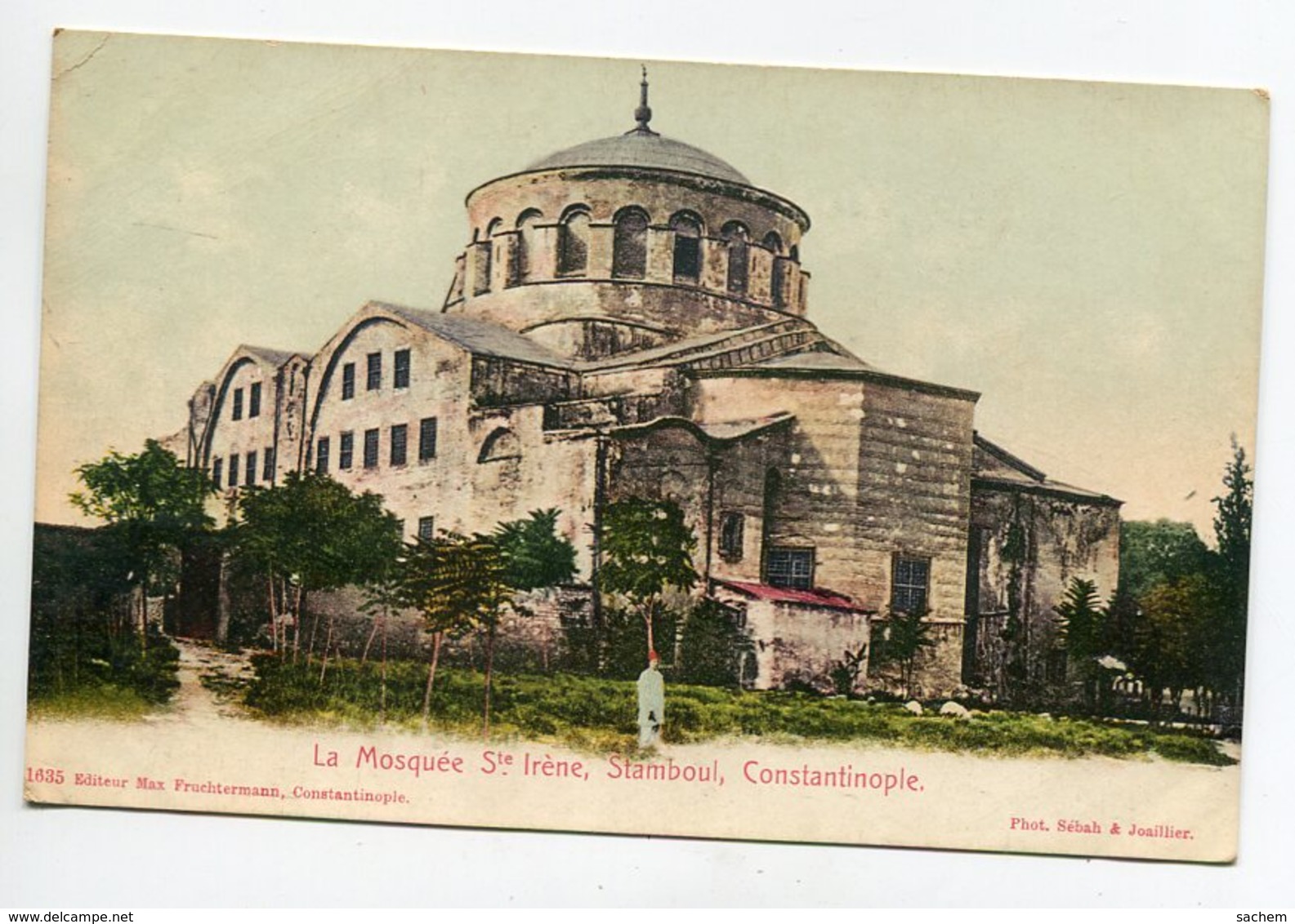 TURQUIE CONSTANTINOPLE Mosquée Ste Irène Stamboul  Edit Max Fruchtermann No 1635  Constantinople  1900       D16 2019 - Turquie
