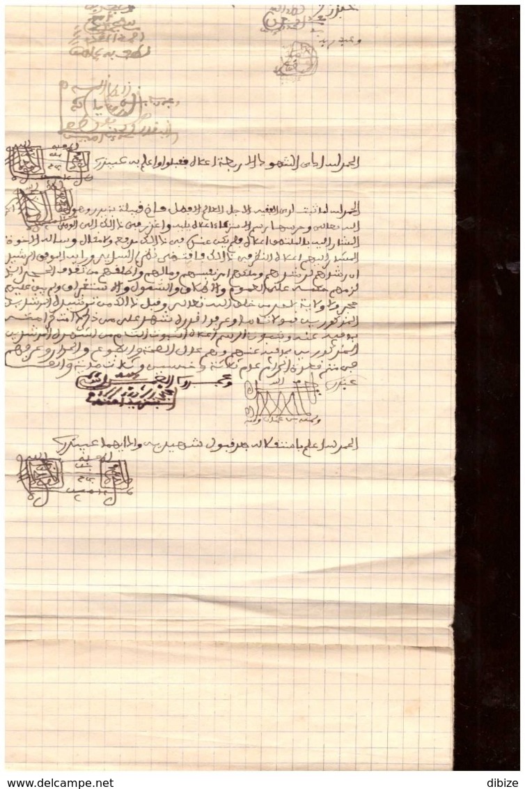 Maroc. Protectorat Espagnol. Timbre Fiscal Sur Manuscrit 1935 Portant Stipulation Testamentaire. - Manuscrits