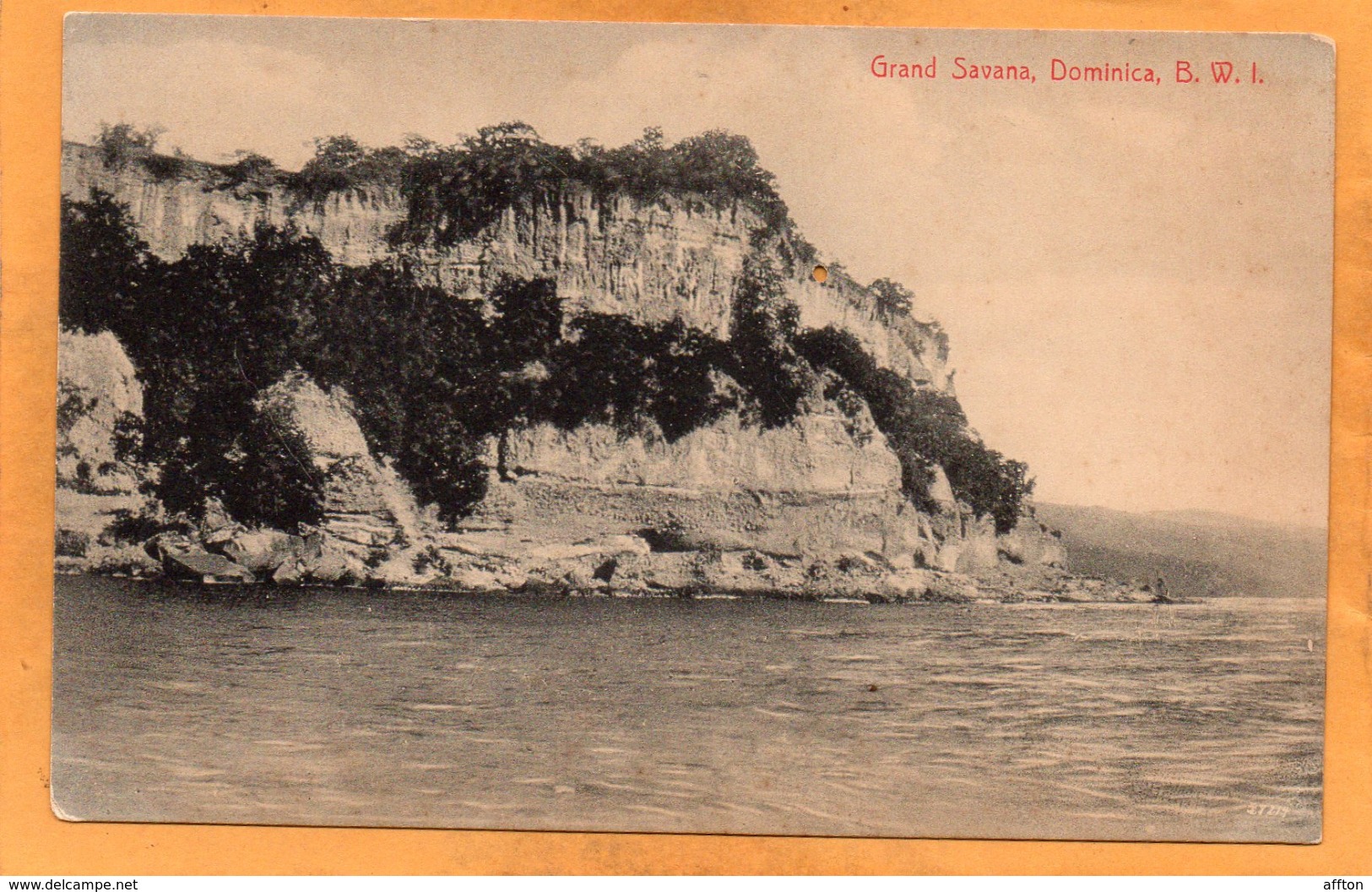 Dominica BWI 1908 Postcard - Dominique