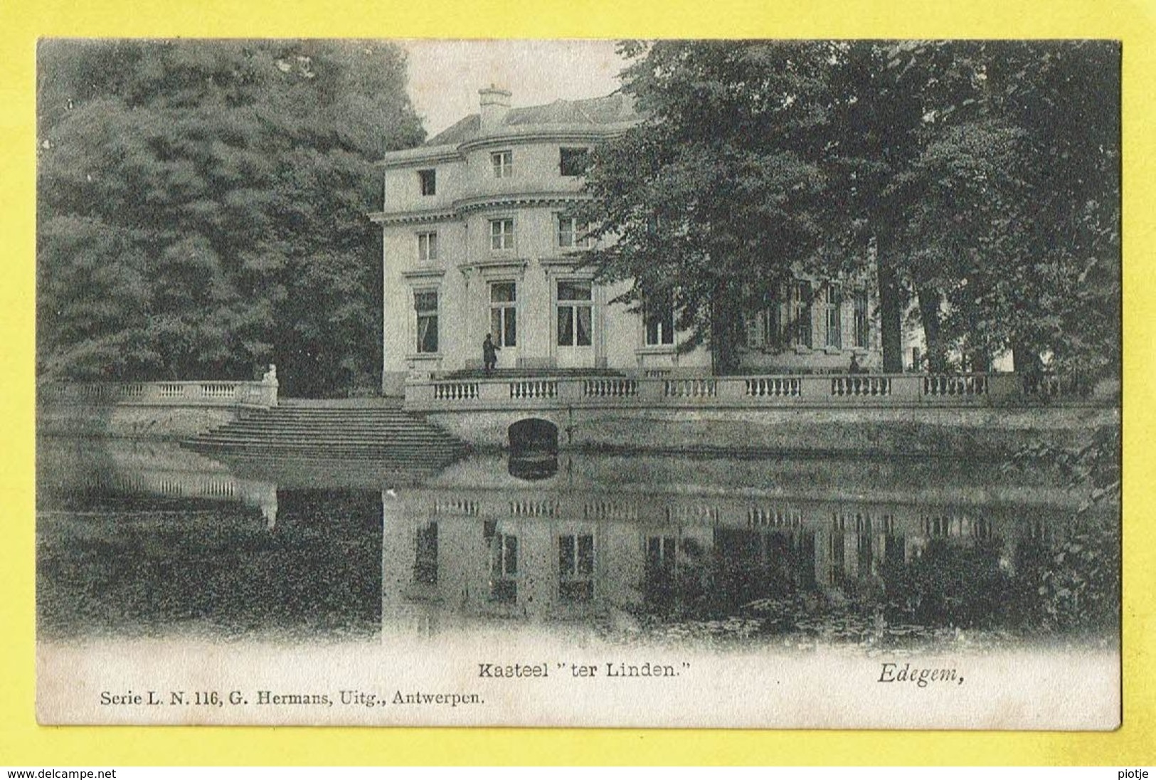 * Edegem - Edeghem (Antwerpen - Anvers) * (série L.N. 116 - G. Hermans) Kasteel, Ter Linden, Chateau, Castle, Schloss - Edegem