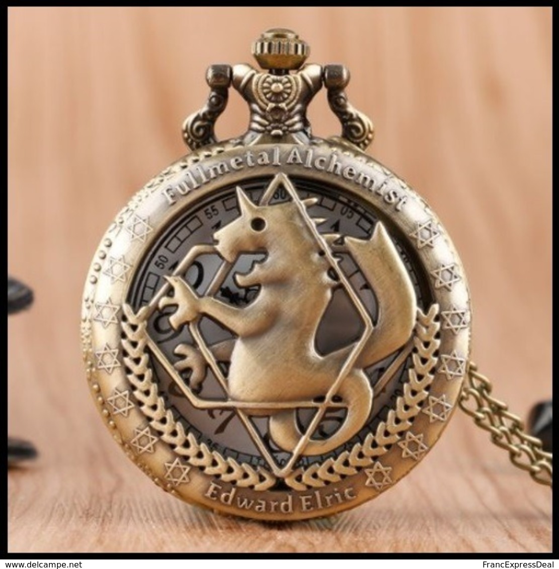 Montre Gousset NEUVE ! ( Pocket Watch ) - Manga Fullmetal Alchemist Edward Elric ( Ref 2 ) - Montres Gousset