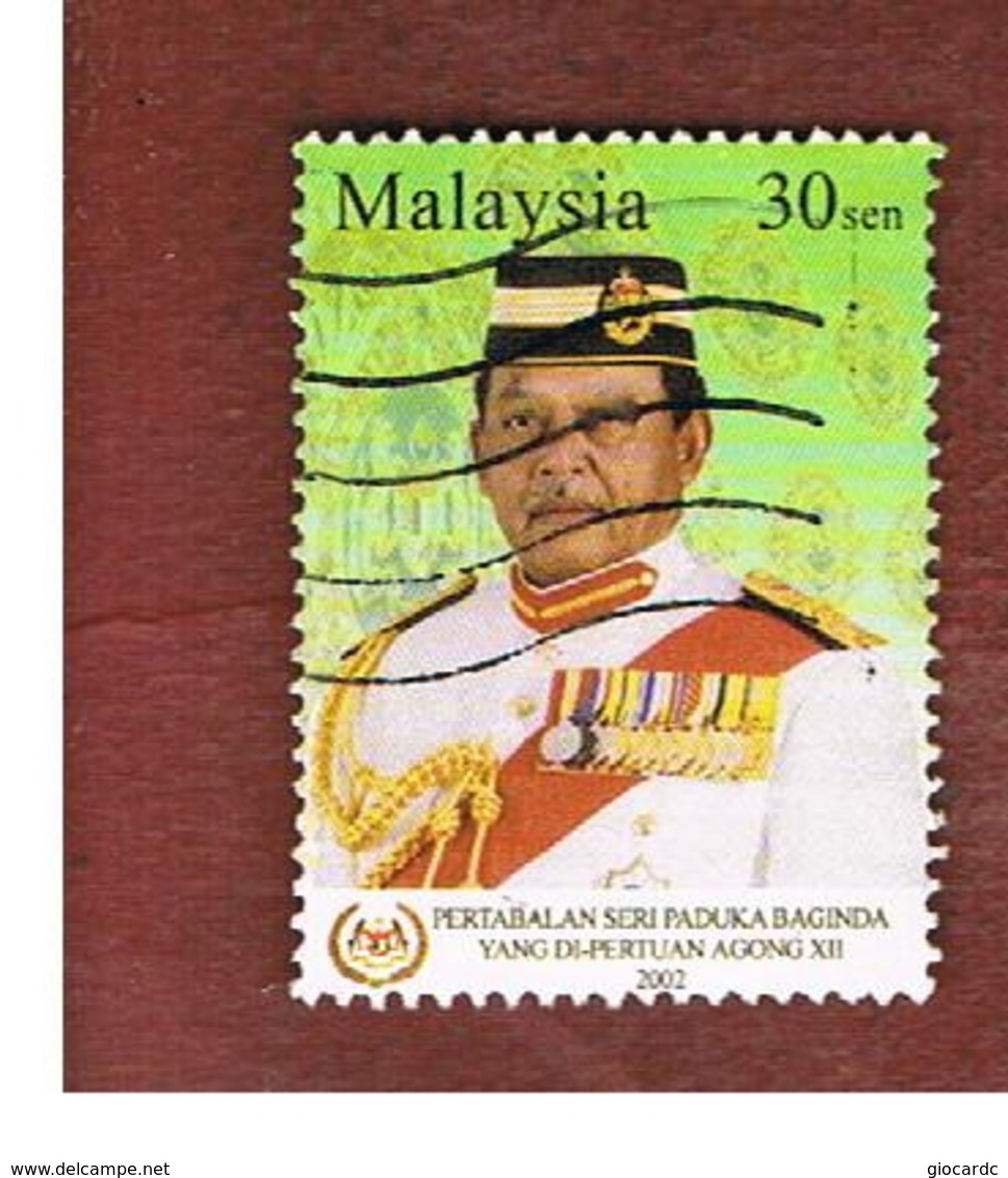 MALESIA (MALAYSIA)  -  SG 1072  -   2002  TUANKU SYED SIRAJUDDIN  -  USED ° - Malesia (1964-...)