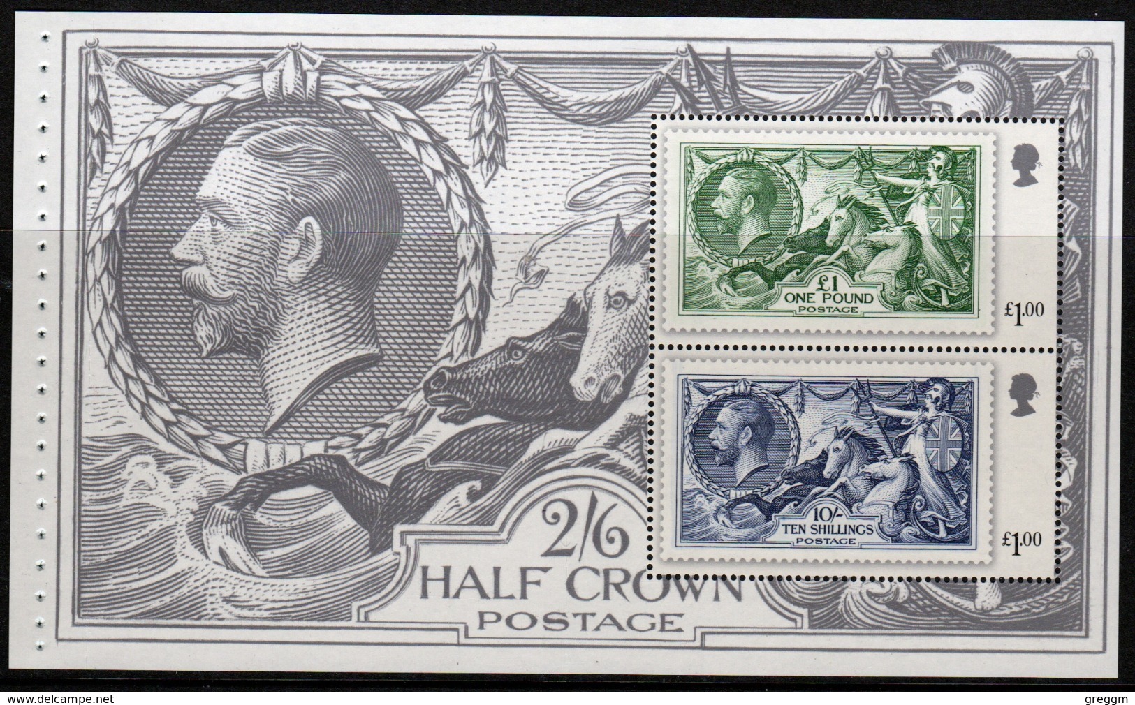 GB Prestige Booklet Pane Taken From Centenary Of George V Accession Issued On 8th May 2010. - Libretti