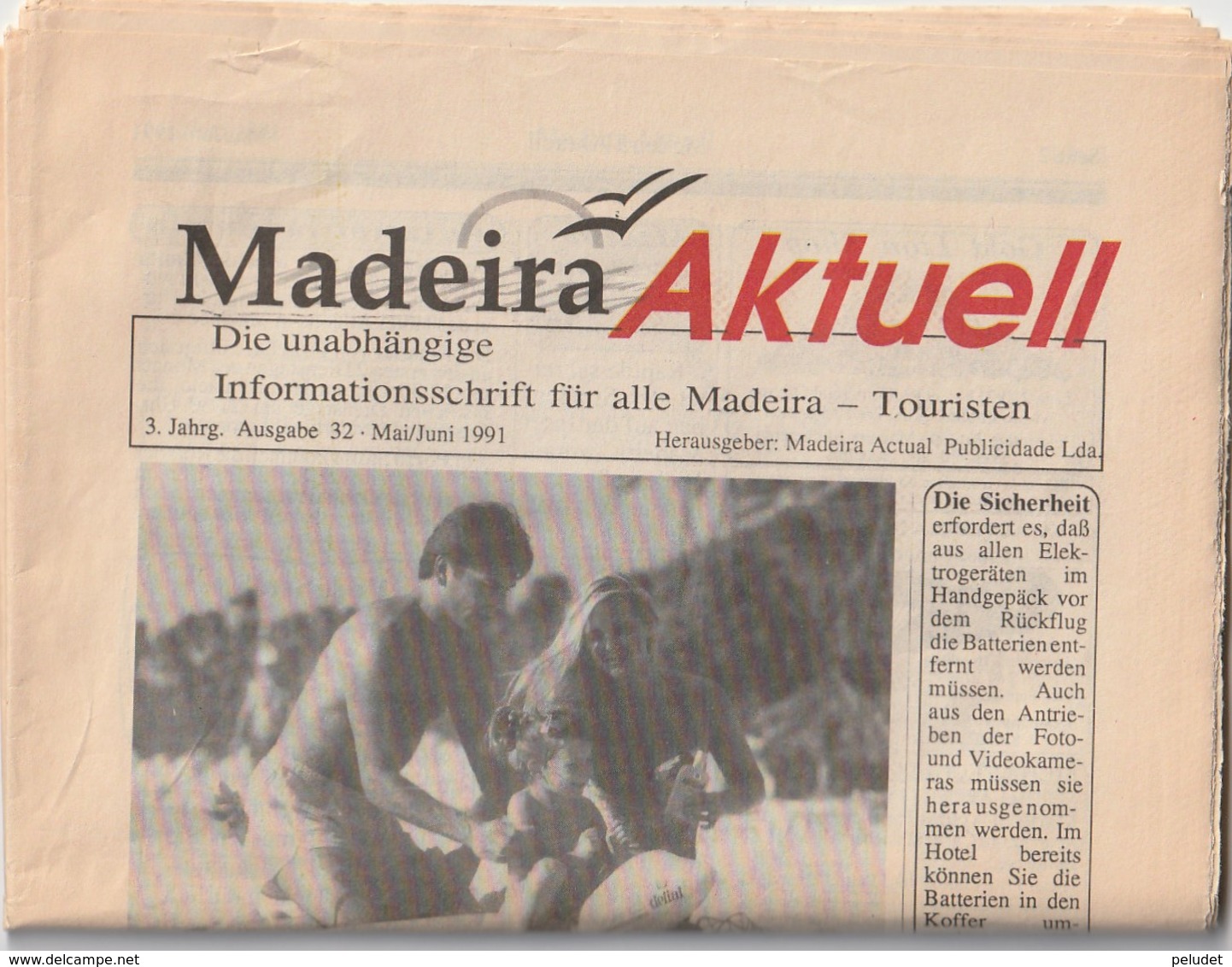 MADEIRA - AKTUELL - 1991 - 24 Pag - Reise & Fun