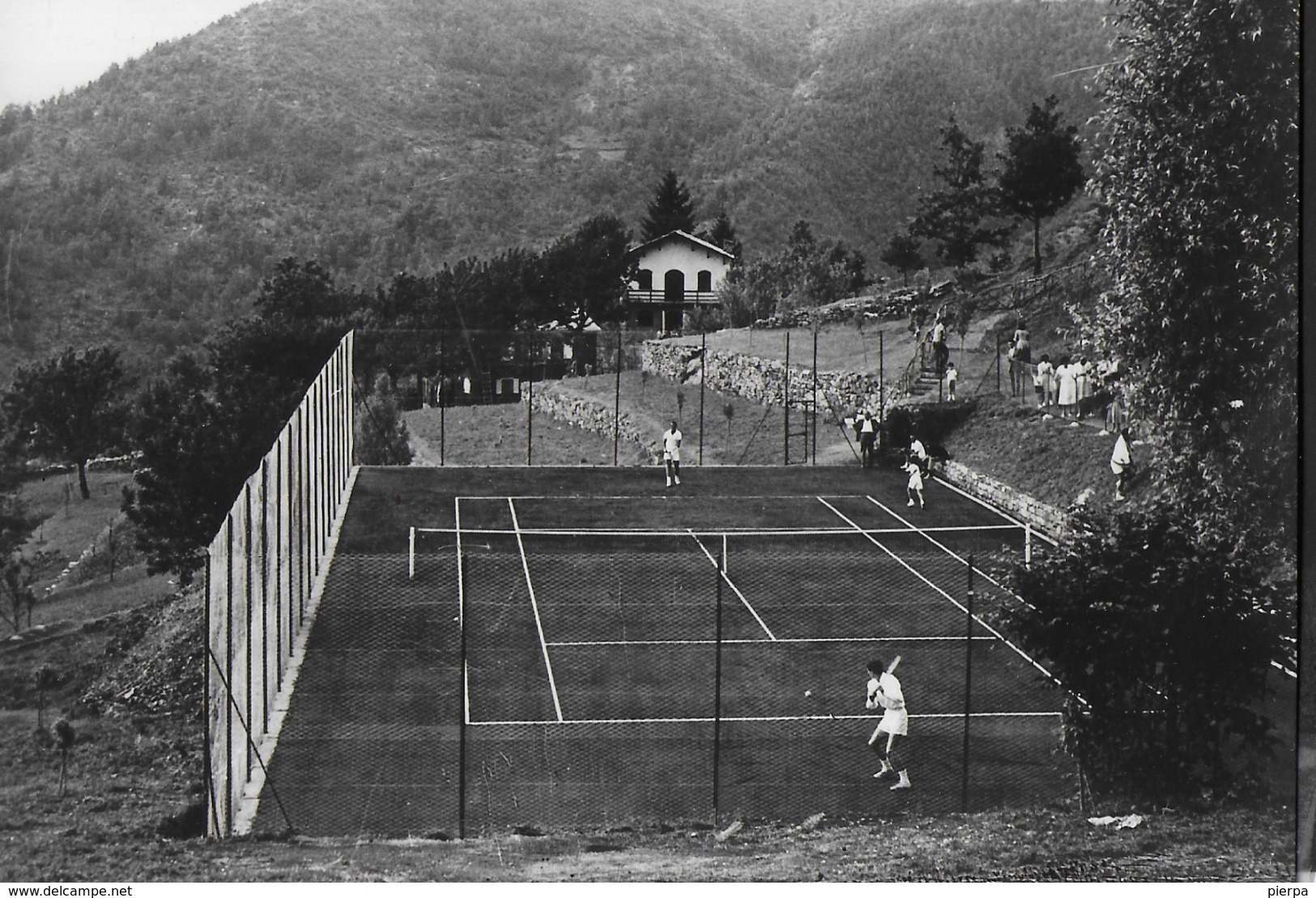 LIGURIA - SANTO STEFANO D'AVETO - PARTITA DI TENNIS - NUOVA ORIGINALE ANNI '50 - Altri & Non Classificati