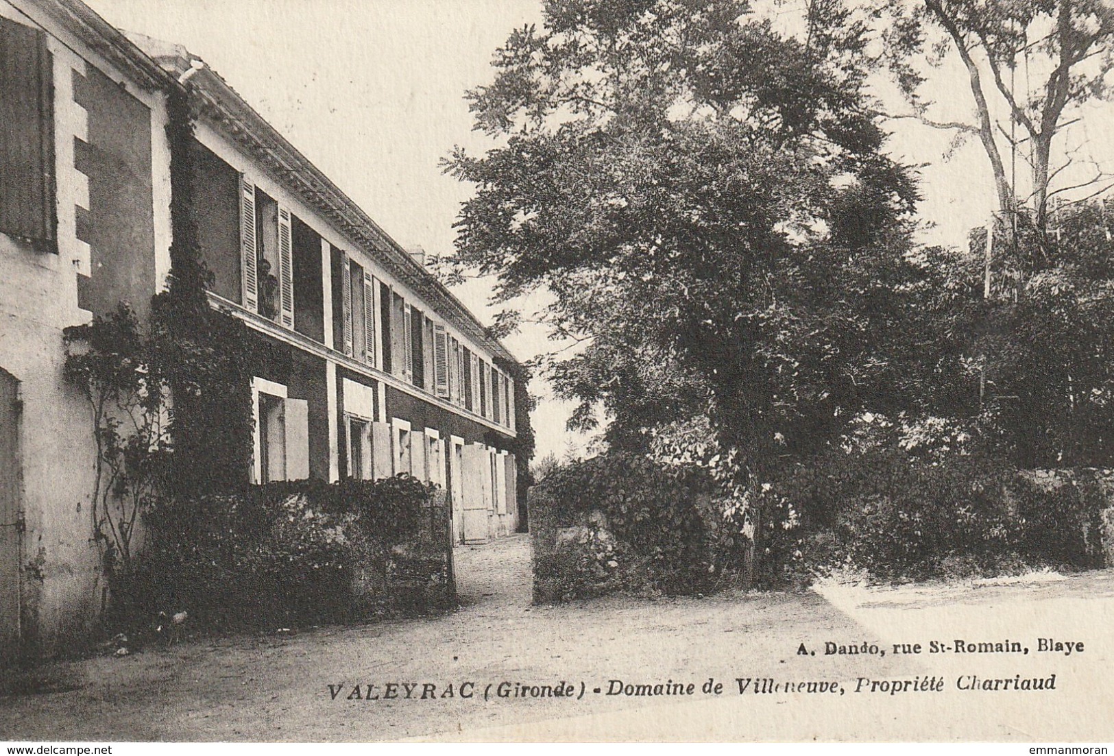 Gironde - Médoc : Valeyrac - Domaine De Villeneuve, Propriété Charriaud - Otros & Sin Clasificación