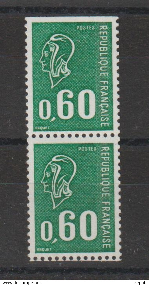 Bequet 0.60 Verte 1815a,b Avec N° Decalé  ** MNH - Neufs