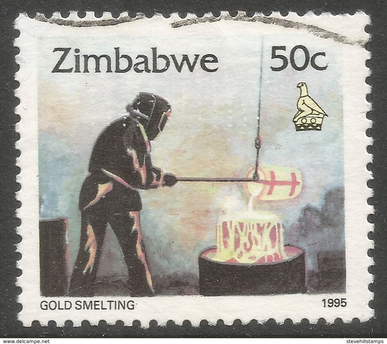 Zimbabwe. 1995 Zimbabwe Culture. 50c Used. SG 897 - Zimbabwe (1980-...)