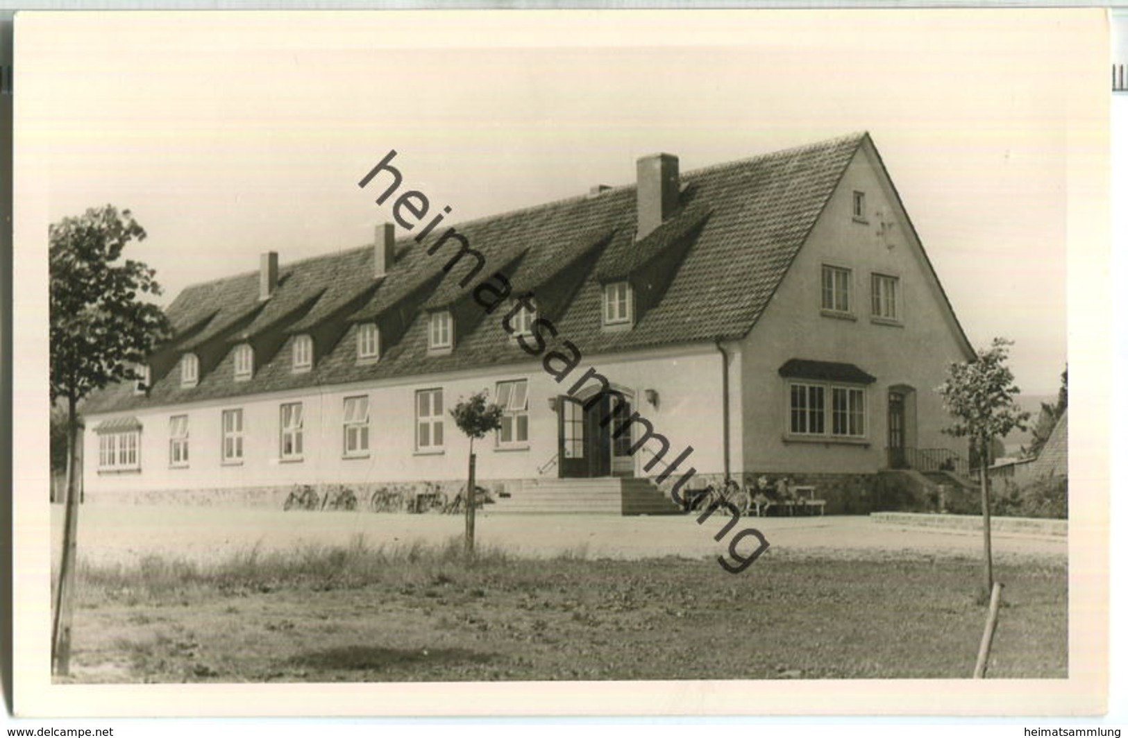 Hemeringen - Schule - Foto-AK 50er Jahre (Hess. Oldendorf) - Hessisch-Oldendorf