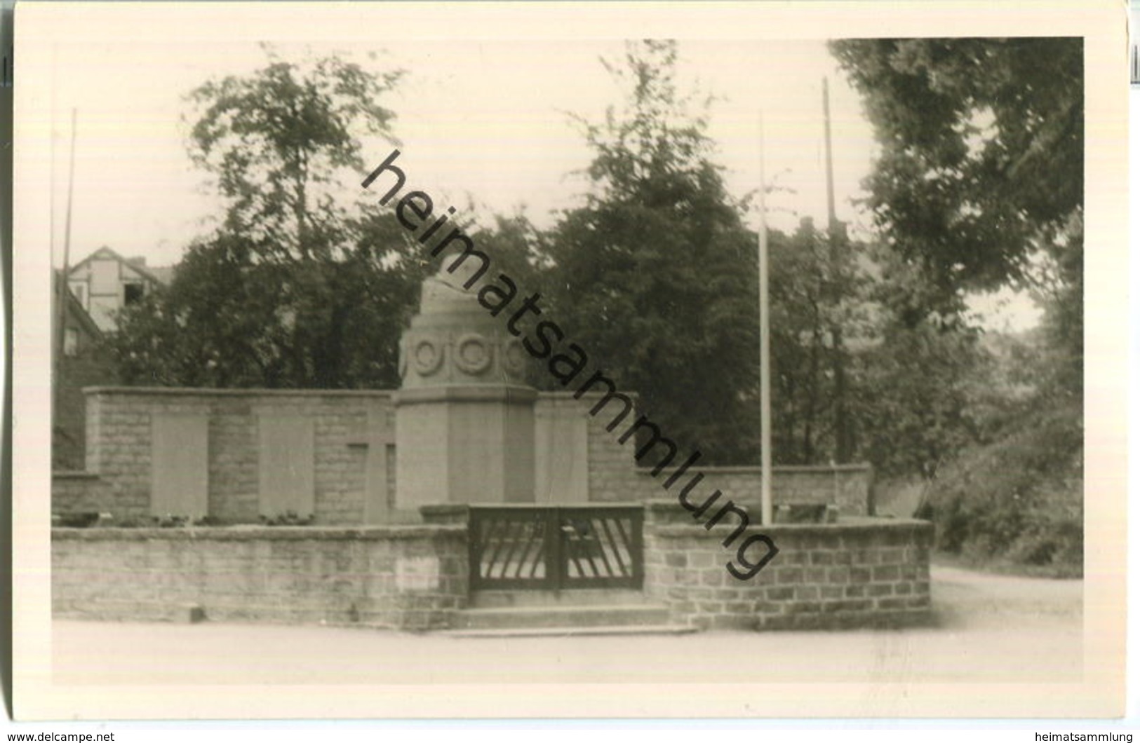 Hemeringen - Kriegerdenkmal - Foto-AK 50er Jahre (Hess. Oldendorf) - Hessisch-Oldendorf