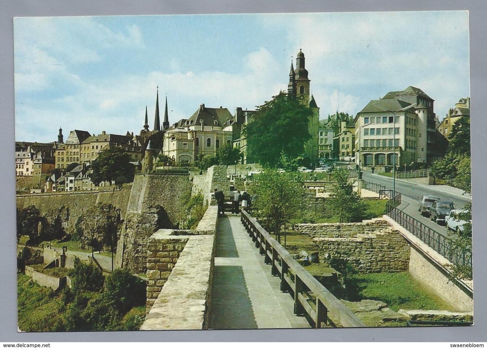 LU.- LUXEMBOURG. Les Vestiges Des Rochers Du Bock. LUXEMBURG. - Luxemburg - Stad