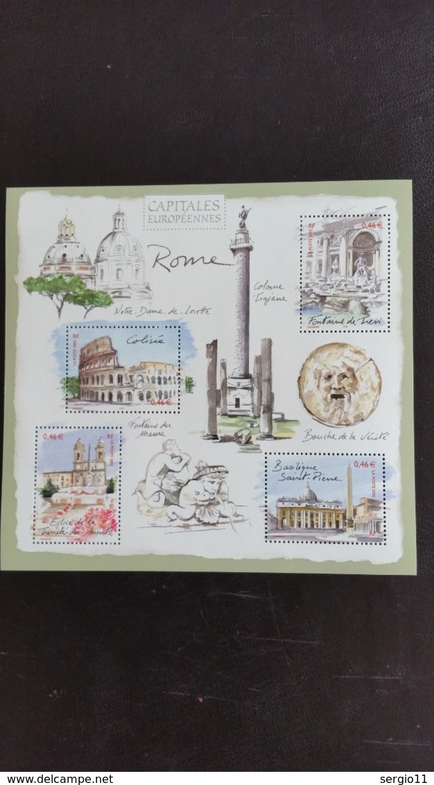 Timbre Bloc Feuillet NEUF "capitales Européennes - ROME  " N°BF53 -  Année 2002 - Nuovi