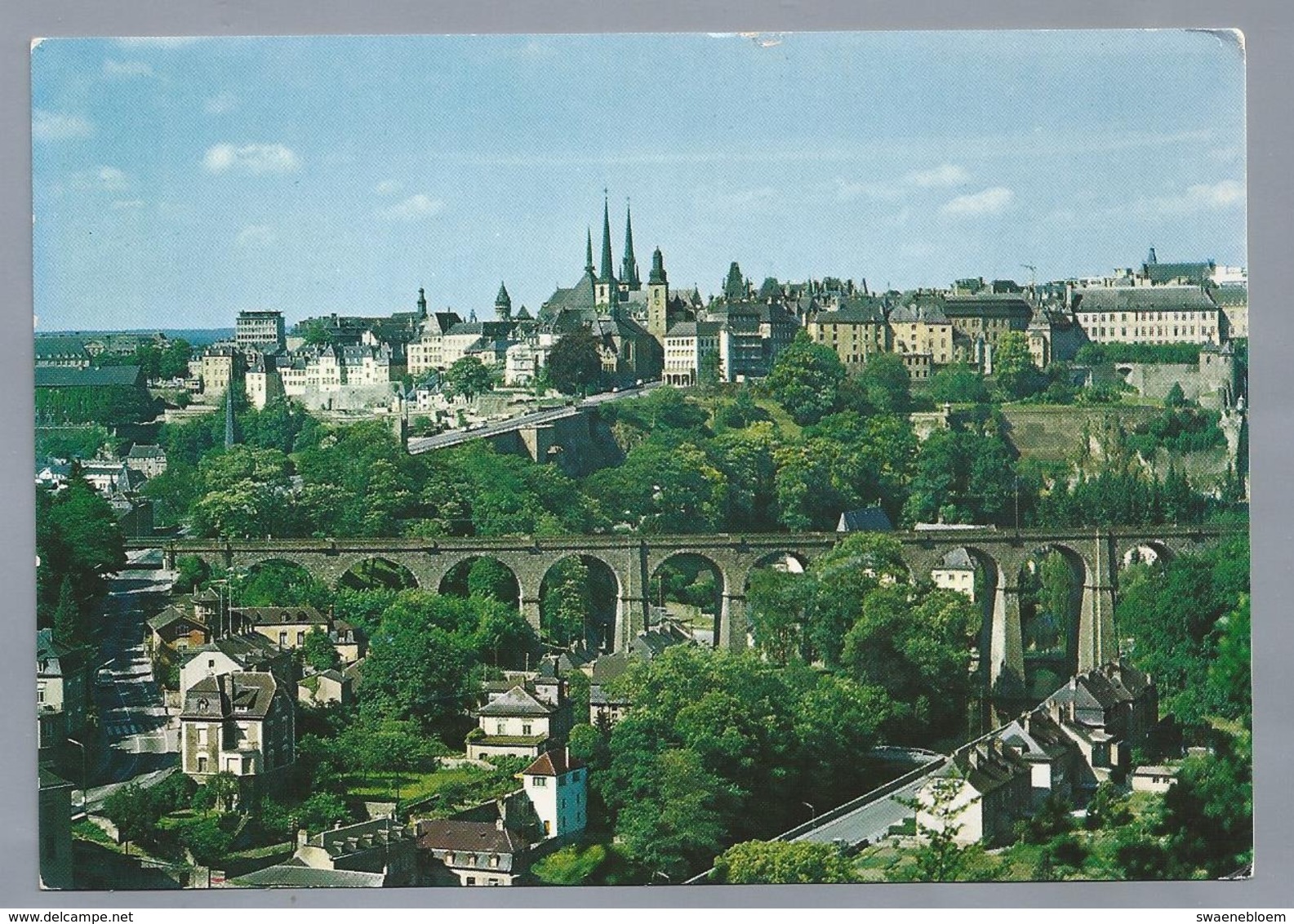 LU.- LUXEMBOURG. LUXEMBURG. Viaduc De Claussen Et Ville Haute Klausener Brucke Und Oberstadt - Luxemburg - Stad