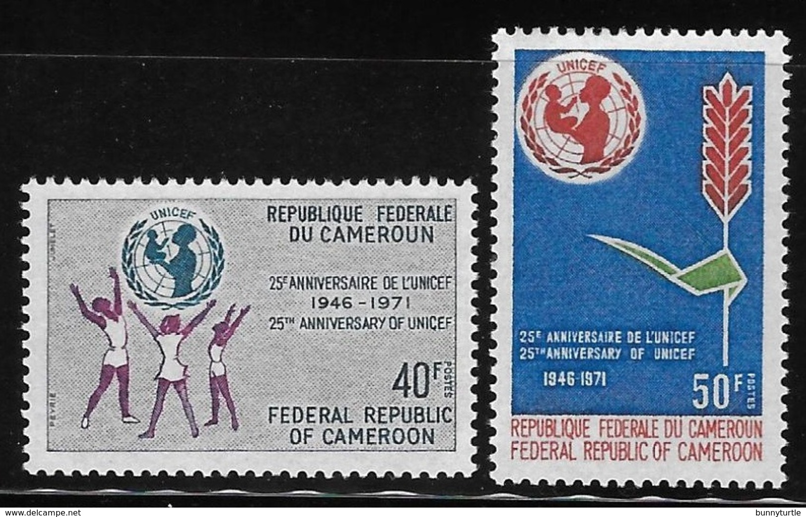 Cameroun Cameroon 1971 21st Anniversary Of UNICEF MNH - Cameroon (1960-...)