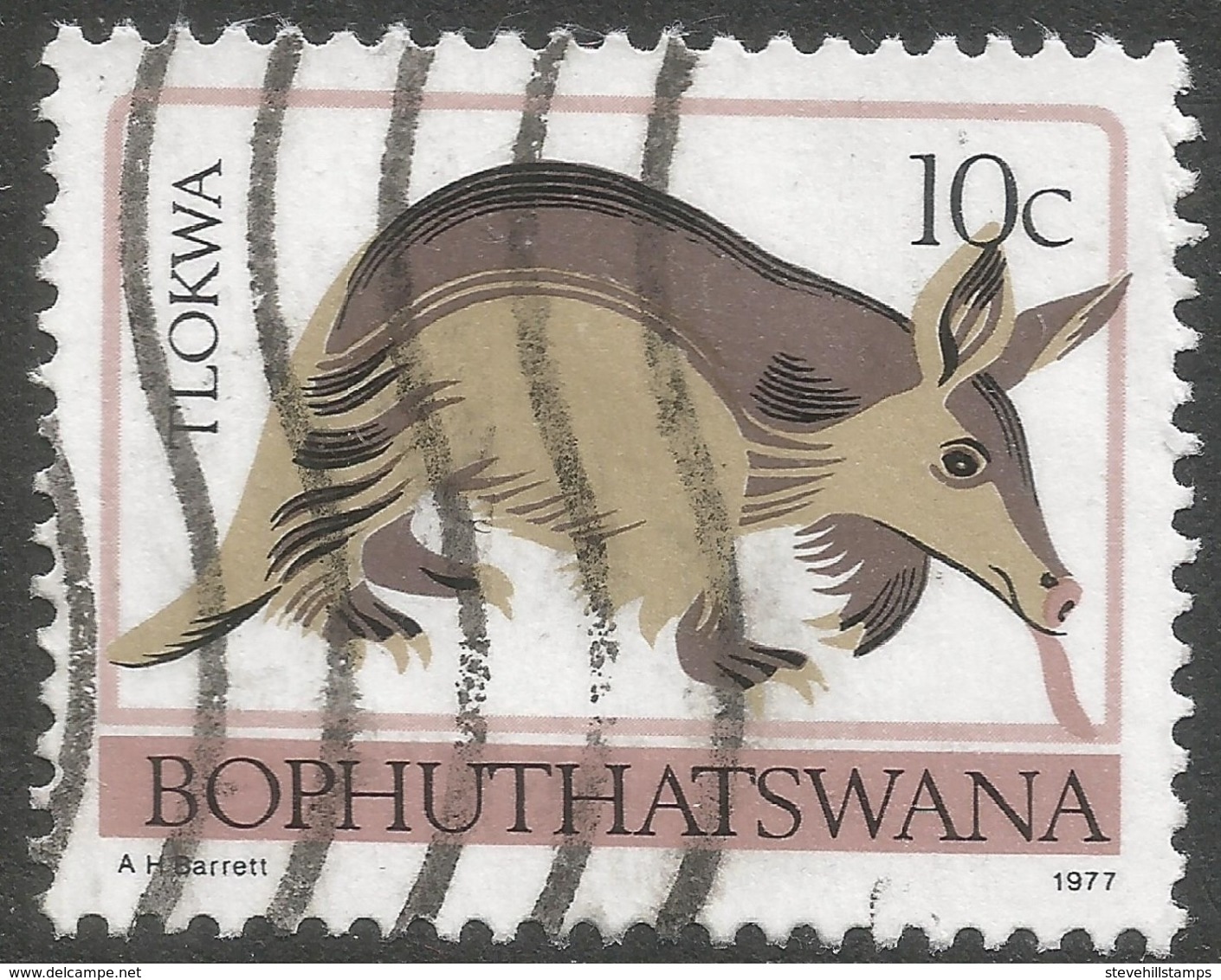 Bophuthatswana. 1977 Tribal Totems. 10c Used SG 14 - Bophuthatswana