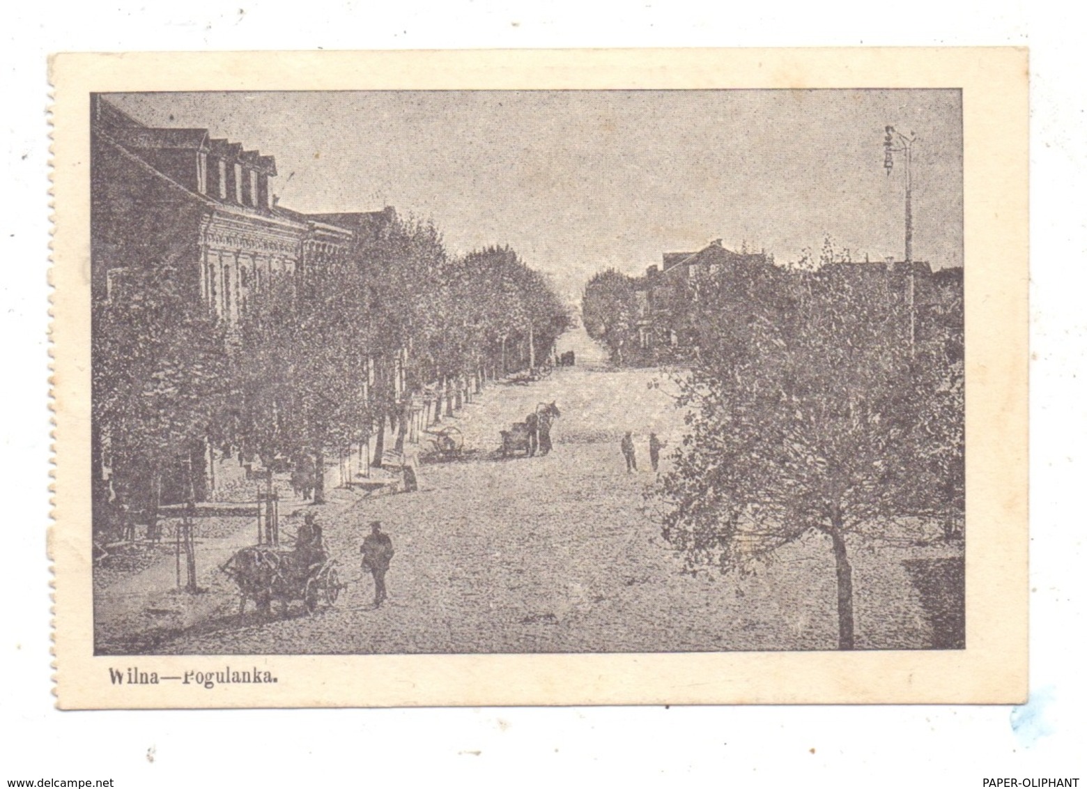 LITAUEN / LIETUVA - WILNA / VILNIUS, Pogulanka, 1916, Deutsche Feldpost - Litauen