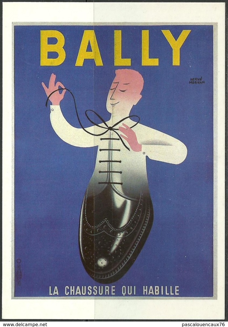 Carte Postale - Affiche - Chaussures Bally - Publicité - TTBE - Non Voyagé - Publicité