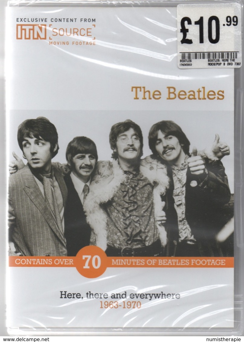 DVD The Beatles : Here, There And Everywhere 1963-1970 : 70 Minutes Of Beatles Footage - DVD Musicaux