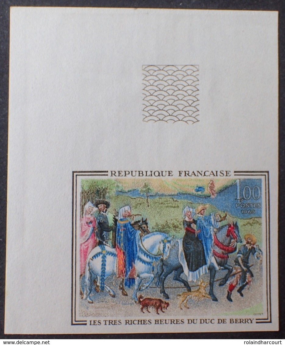 R1591/491 - 1965 - Les Très Riches Heures Du Duc De Berry - N°1457a NEUF** Grand BdF ND - Cote : 100,00 € - Ohne Zuordnung