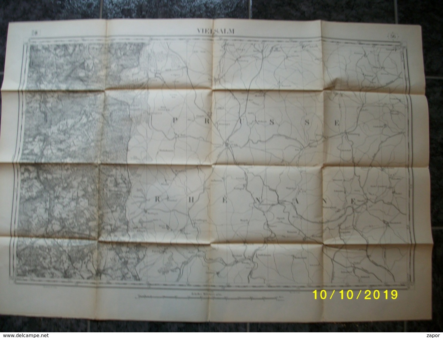 Carte Topographique De Vielsalm (Wanne - Bovigny - Beho - Commanster - Amel - Schönberg - Bleialf) - Cartes Topographiques