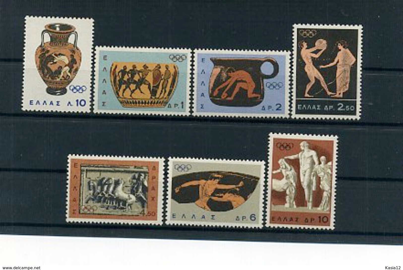 A24458)Olympia 64: Griechenland 863 - 869** - Sommer 1964: Tokio