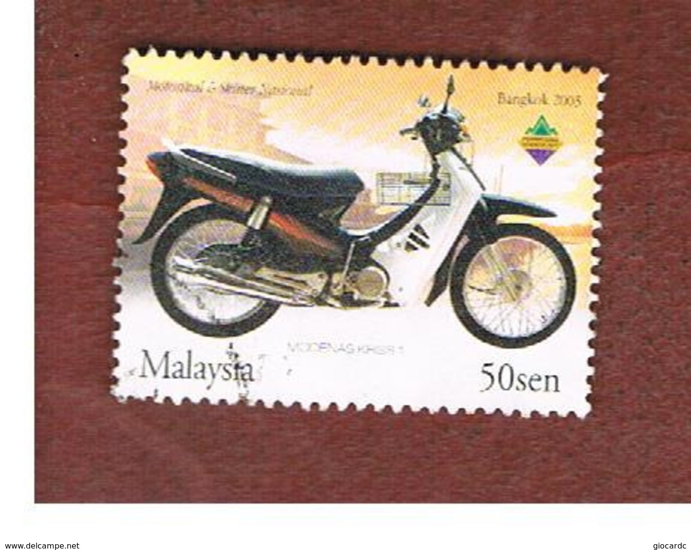 MALESIA (MALAYSIA)  -  SG 1169 -   2003 MOTORCYCLES: MODENAS KRISS (WITH EXN. EMBLEM)  -  USED ° - Malesia (1964-...)