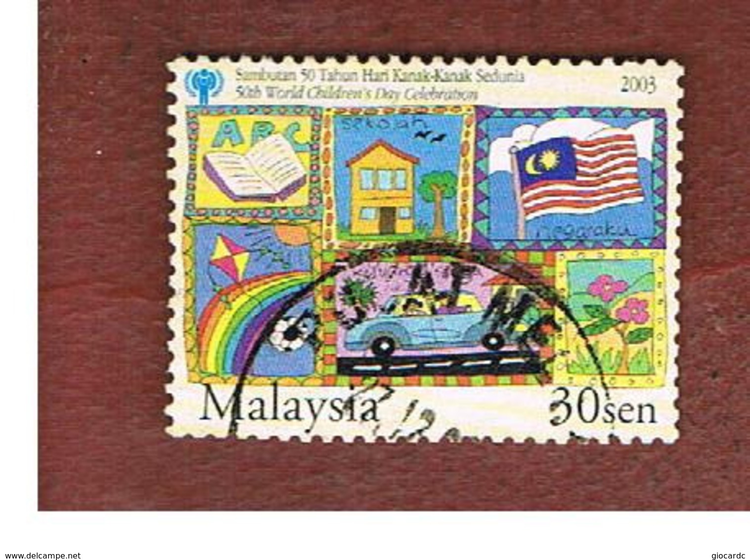 MALESIA (MALAYSIA)  -  SG 1176 -   2003 INT. CHILD DAY: FLAG  -  USED ° - Malaysia (1964-...)