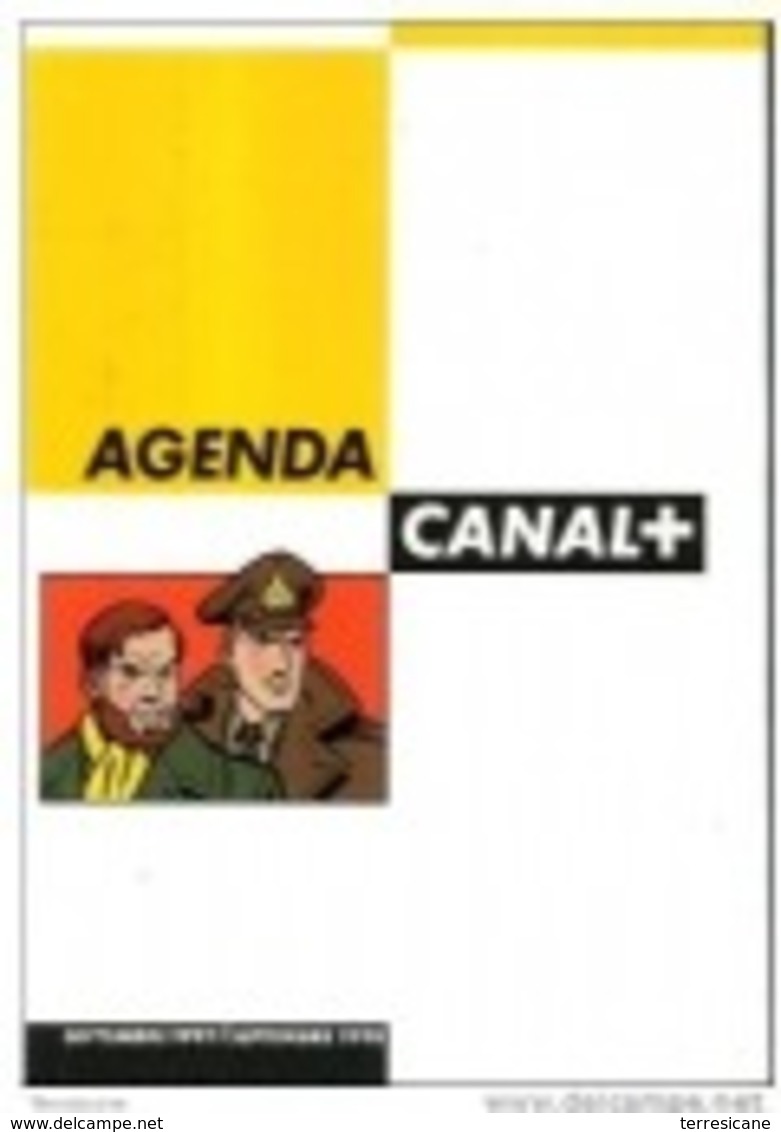 Agenda Canal+ September 1997/1998 Blake Et Mortimer - Altri & Non Classificati