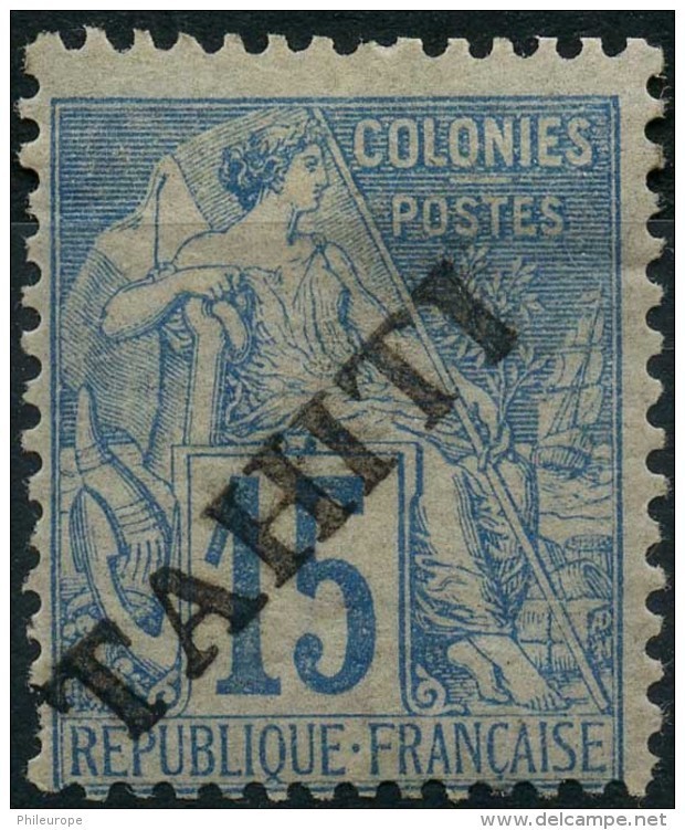 Tahiti (1893) N 12 * (charniere) - Neufs