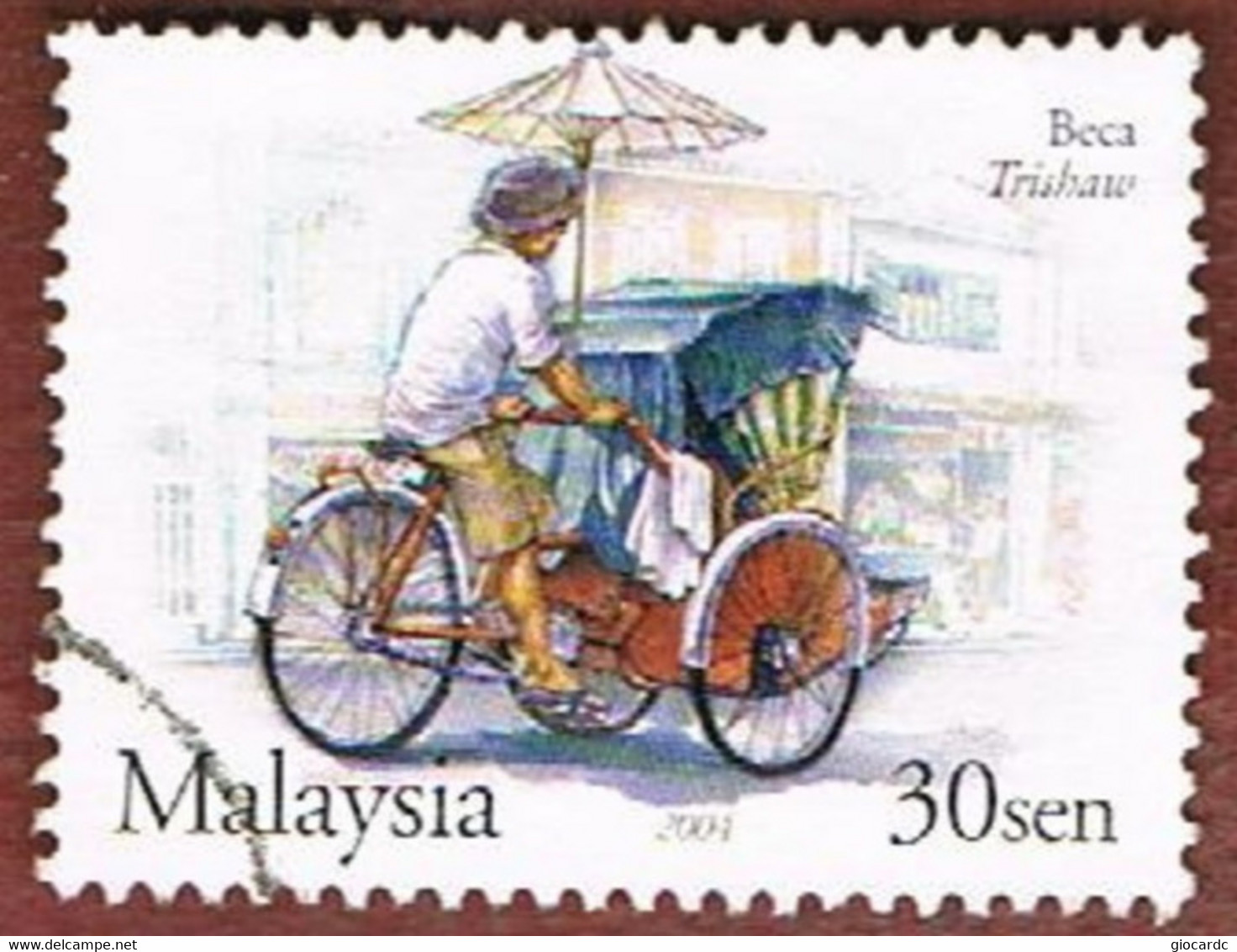 MALESIA (MALAYSIA)  -  SG 1219  -   2004  LOCAL  TRANSPORT   -  USED ° - Malaysia (1964-...)