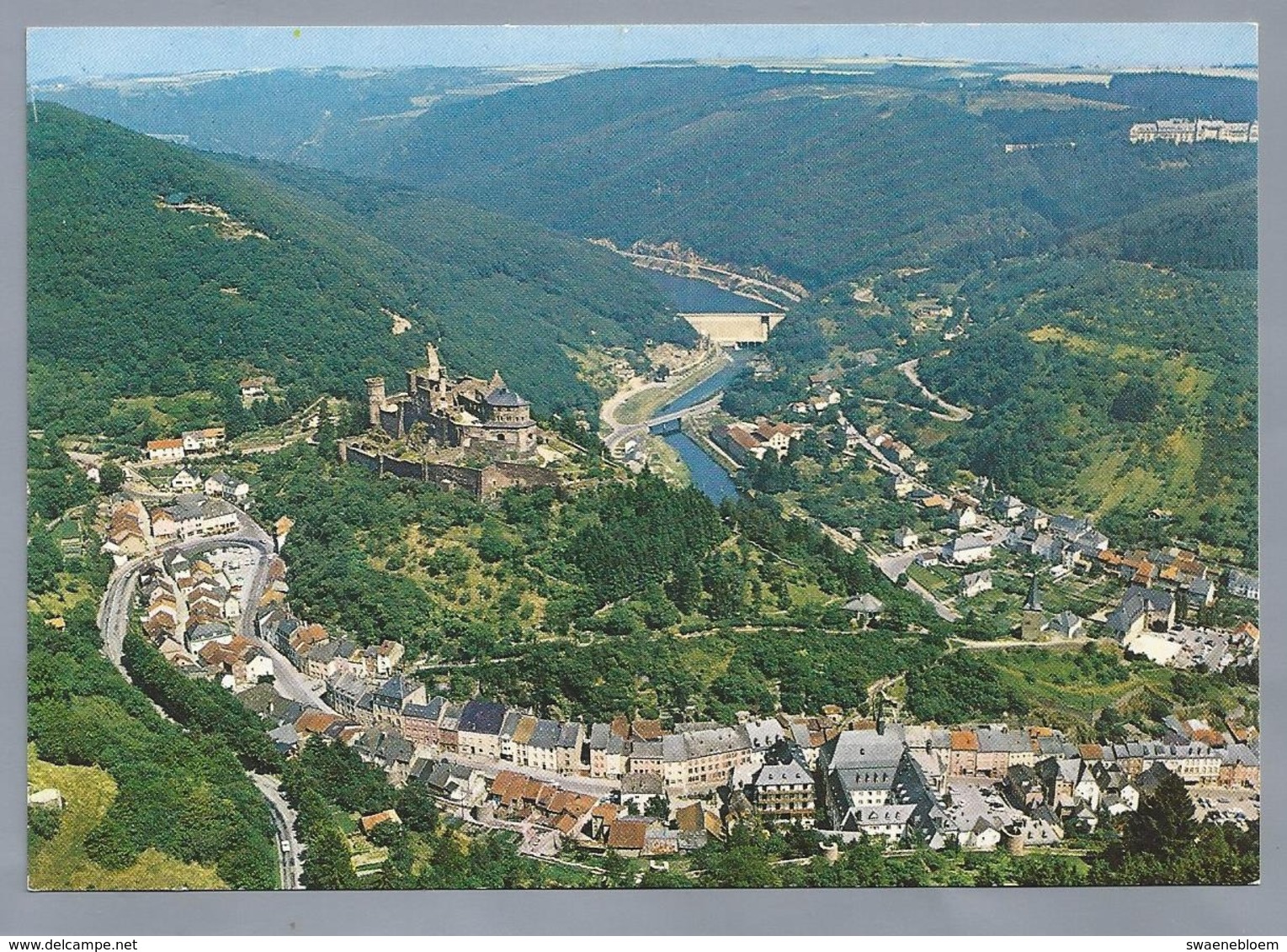 LU.- VIANDEN. Vue Aerienne.  LUXEMBOURG. LUXEMBURG. - Vianden